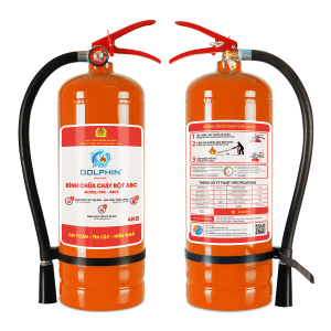 Bình chữa cháy Bột ABC Dolphin 4kg CÓ KIỂM ĐỊNH (BCA/VN)