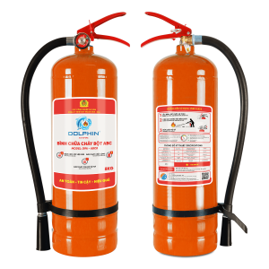 Bình chữa cháy Bột ABC Dolphin 8kg CÓ KIỂM ĐỊNH (BCA/VN)