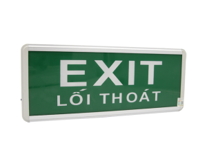 ĐÈN EXIT CHỈ LỐI THOÁT HIỂM CHINA (KHÔNG HƯỚNG)+ KIỂM ĐỊNH